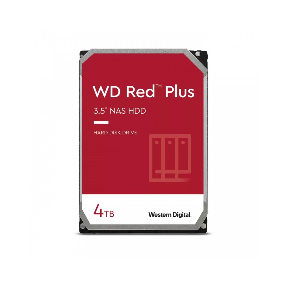 Western Digital Red Plus WD40EFPX disco duro interno 3.5" 4 TB Serial ATA III