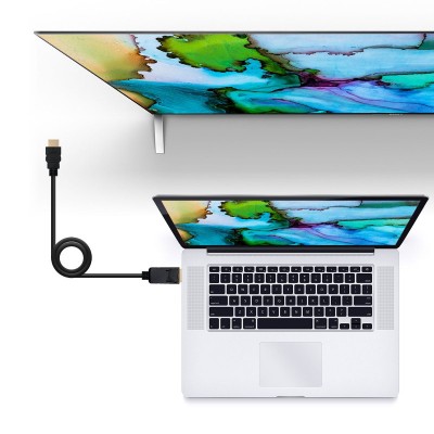 Nanocable Cable conversor DISPLAYPORT a HDMI, DPM - HDMIM, Negro, 5.0 M