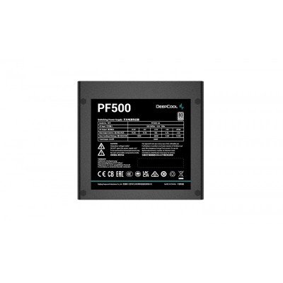 DeepCool PF500 unidad de fuente de alimentación 500 W 20+4 pin ATX ATX Negro