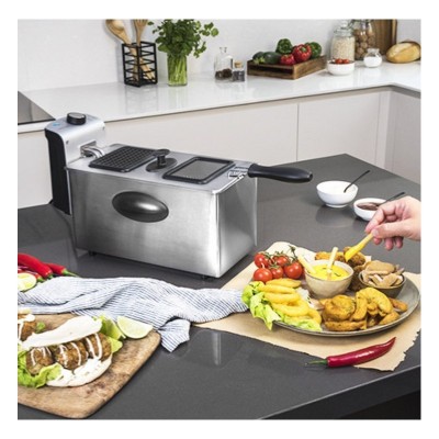 Cecotec 04295 freidora Sencillo 3 L Independiente 2180 W Plata