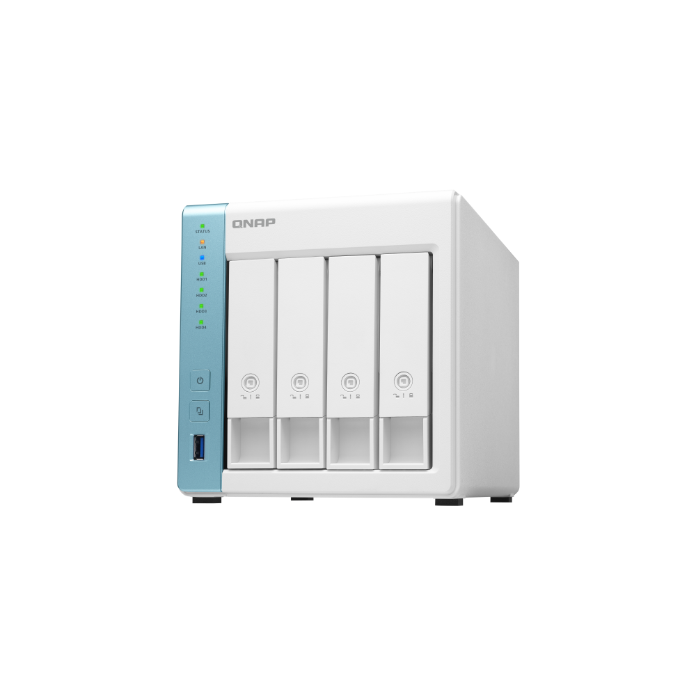 QNAP TS-431K servidor de almacenamiento NAS Torre Ethernet Blanco Alpine AL-214