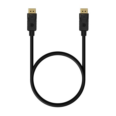 AISENS Cable DISPLAYPORT V1.2 4K@60Hz, DPM-DPM, Negro,1.5M
