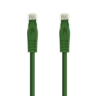 Nanocable Cable Red Latiguillo RJ45 LSZH CAT.6A UTP AWG24, Verde, 25 cm