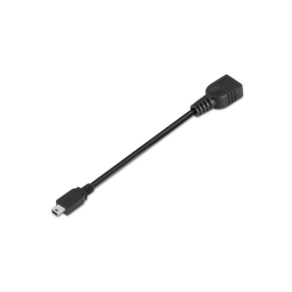 AISENS A101-0033 cable USB 0,15 m USB 2.0 Mini-USB B USB A Negro