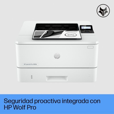 HP LaserJet Pro Impresora 4002dn, Blanco y negro, Impresora para Pequeñas y medianas empresas, Estampado, Impresión a doble car