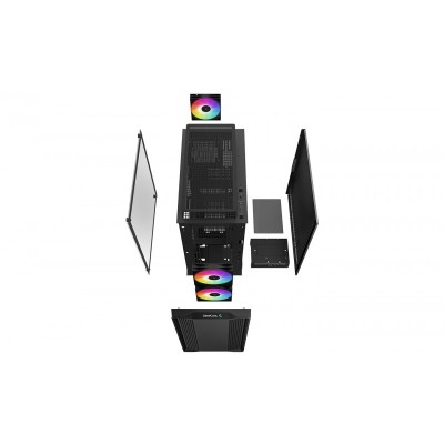 DeepCool CC360 ARGB Mini Tower Negro