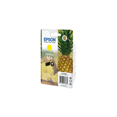 Epson 604 cartucho de tinta 1 pieza(s) Original Rendimiento estándar Amarillo