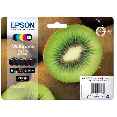 Epson Kiwi Multipack 5-colours 202 Claria Premium Ink