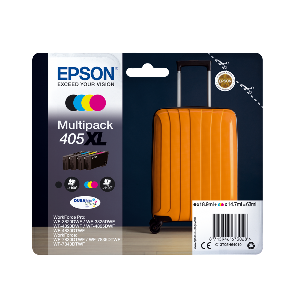 Epson Multipack 4-colours 405XL DURABrite Ultra Ink