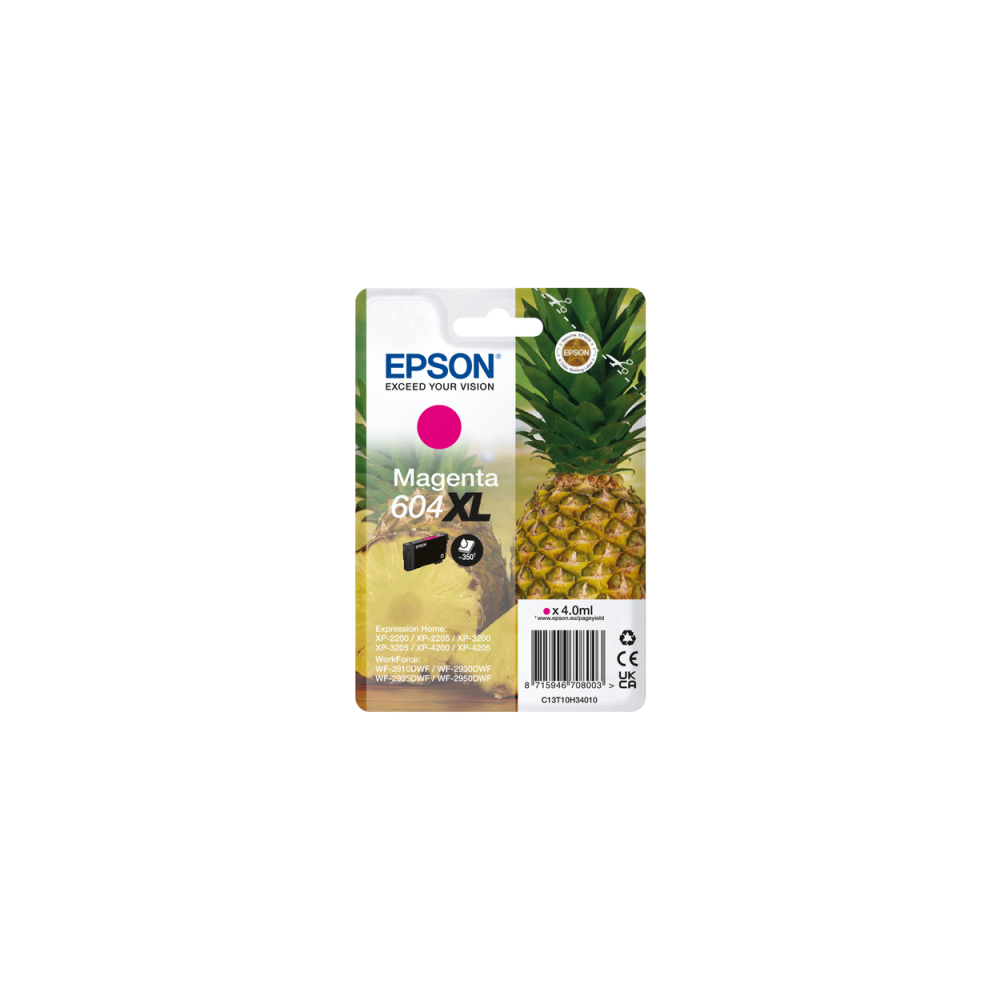 Epson 604XL cartucho de tinta 1 pieza(s) Original Alto rendimiento (XL) Magenta