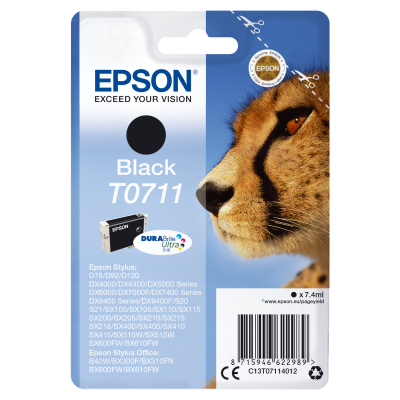 Epson Cheetah Cartucho T0711 negro