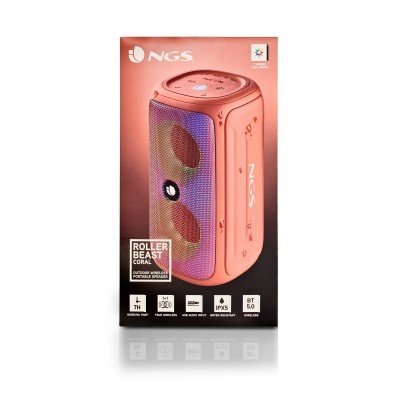NGS ROLLER BEAST Altavoz portátil estéreo Coral 32 W