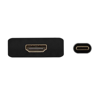 AISENS Conversor USB-C A HDMI 4K@30Hz, USB-CM-HDMIH, Negro, 15cm