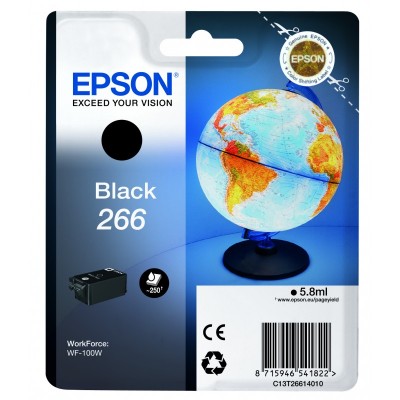 Epson Globe Singlepack Black 266 ink cartridge