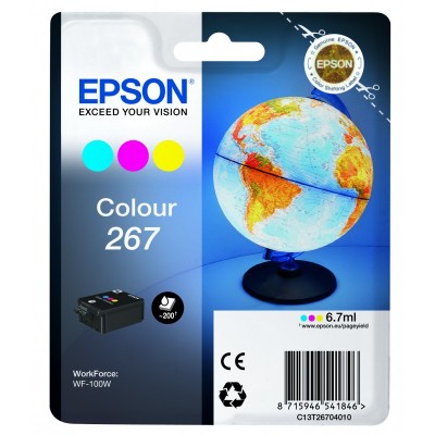 Epson Globe Singlepack Colour 267 ink cartridge