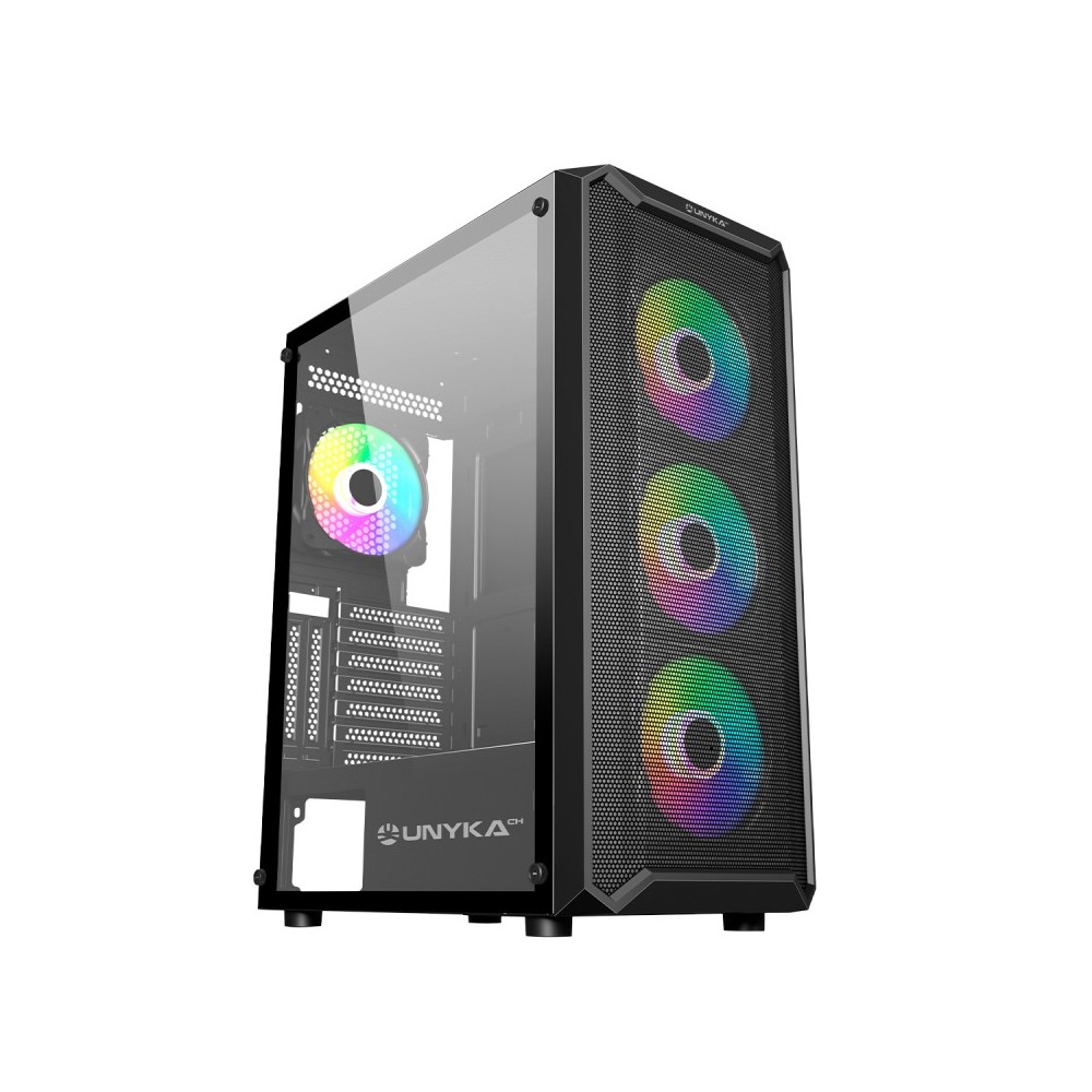 UNYKAch ATX Armor 3GEN USB Type C 3.1 Torre Negro