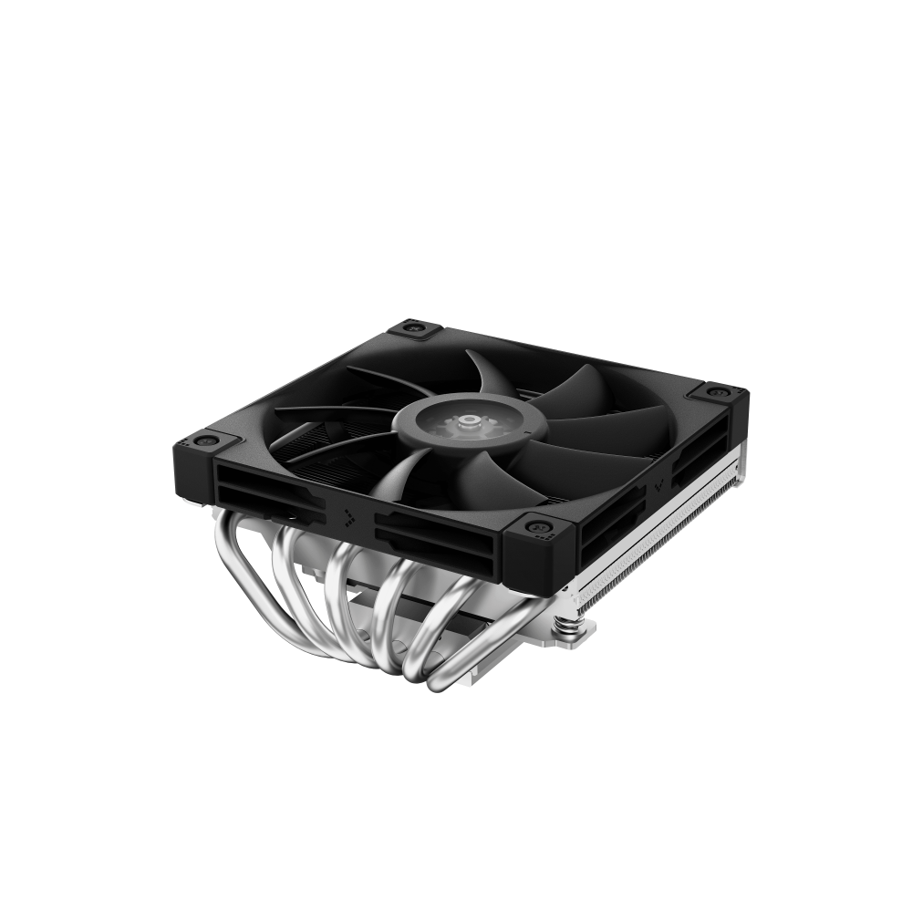 DeepCool AN600 Procesador Refrigerador de aire 12 cm Aluminio, Negro 1 pieza(s)