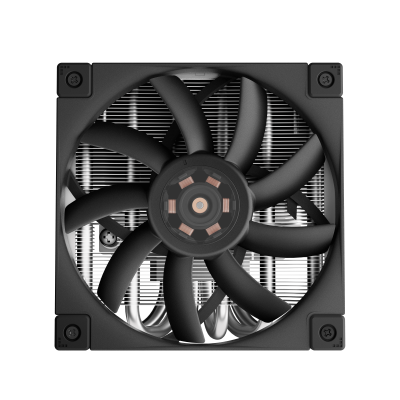 DeepCool AN600 Procesador Refrigerador de aire 12 cm Aluminio, Negro 1 pieza(s)