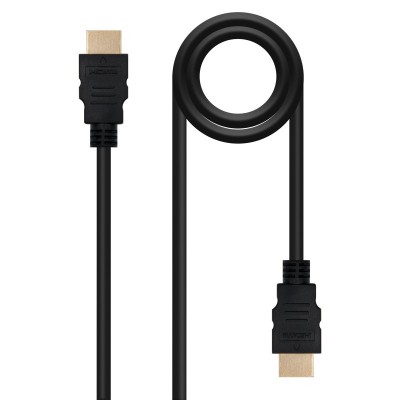 Nanocable Cable HDMI alta velocidad  HEC, AM-AM, Negro, 10 m
