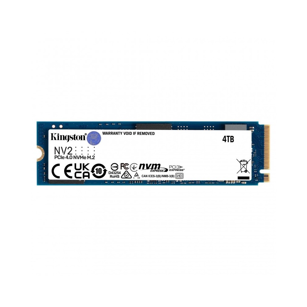 Kingston Technology NV2 M.2 4 TB PCI Express 4.0 NVMe