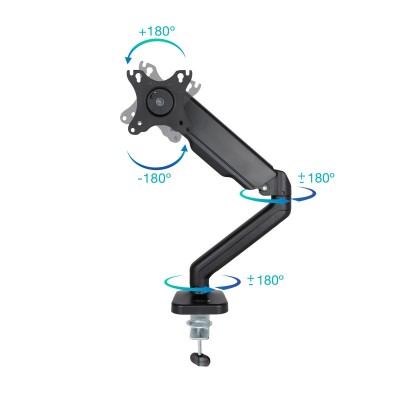 TooQ Soporte de Mesa para Pantalla 17"-32", Negro