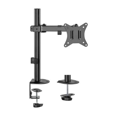 AISENS Soporte de Mesa ECO Giratorio e Inclinable para MonitorTV 9Kg (3 Pivotes, 1 Brazo) de 17-32, Negro