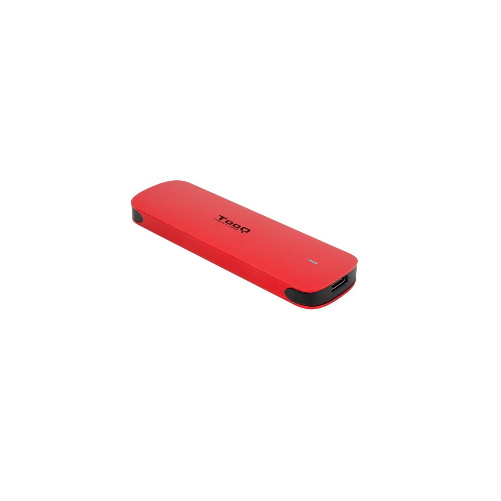 TooQ Caja externa para SSD M.2 NVMe, Rojo