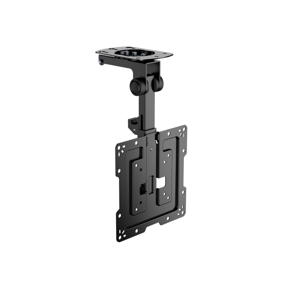 AISENS Soporte de Techo Giratorio, Plegable para MonitorTV 20Kg de 19-43, Negro