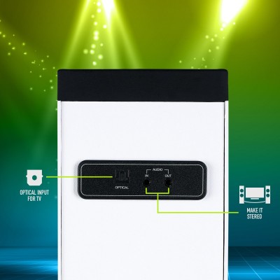 NGS SKY CHARM Microcadena de música para uso doméstico 50 W Blanco