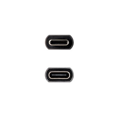 Nanocable Cable Prolongador USB-C 3.2 Gen2x2 20Gbps 3A, 4K60Hz, USB-CM-USB-CH, Negro, 1.5 m