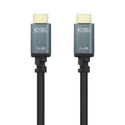 Nanocable Cable HDMI 2.1 IRIS 8K AM-AM, Negro, 5 Metros