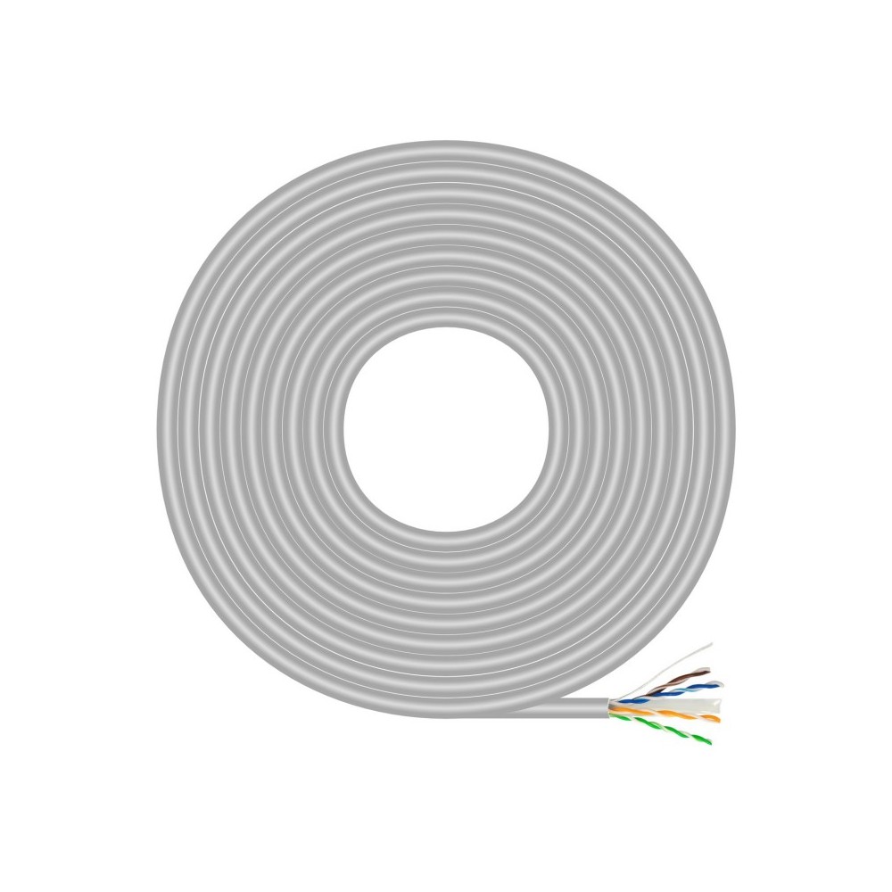 AISENS A135-0750 cable de red Gris 305 m Cat6 UUTP (UTP)
