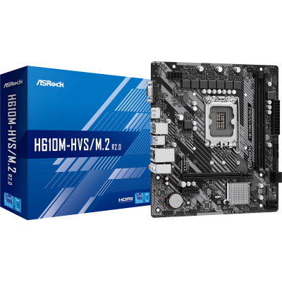 Asrock H610M-HVSM.2 R2.0 Intel H610 LGA 1700 micro ATX