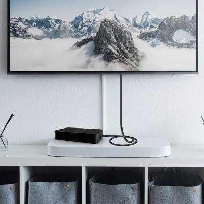 AISENS Cable HDMI V2.0 CCS Premium Alta Velocidad  Hec 4K@60Hz 18Gbps, AM-AM, Negro, 1.0m