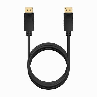 AISENS Cable DISPLAYPORT V1.2 CCS 4K@60Hz, DPM-DPM, Negro, 2.0m