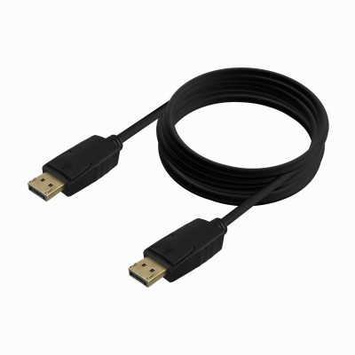 AISENS Cable DISPLAYPORT V1.2 CCS 4K@60Hz, DPM-DPM, Negro, 3.0m
