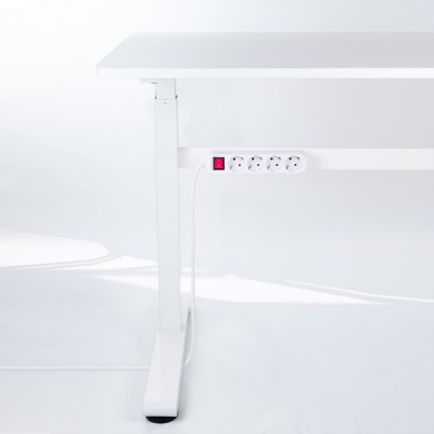 Nanocable Regleta de Enchufes con 3 Tomas con Interruptor, 1.4 m, Blanco