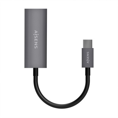 AISENS Conversor USB3.1 Gen1 USB-C A Ethernet Gigabit 101001000 Mbps, Gris, 15cm