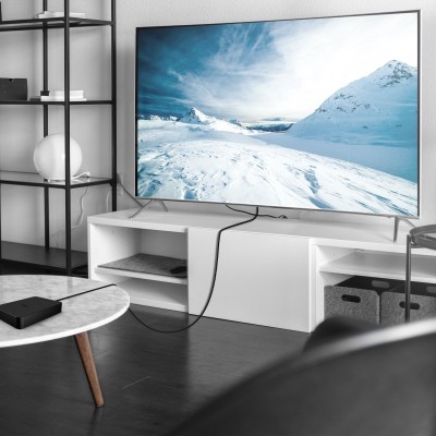 AISENS Cable HDMI V2.0 CCS Premium Alta Velocidad  Hec 4K@60Hz 18Gbps, AM-AM, Negro, 1.5m