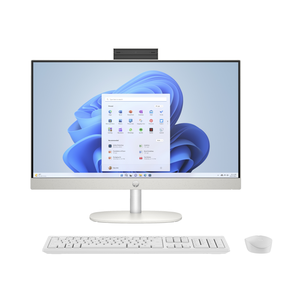 HP 24-cr0057ns Intel® Core™ i3 i3-1315U 60,5 cm (23.8") 1920 x 1080 Pixeles PC todo en uno 8 GB DDR4-SDRAM 512 GB SSD Windows 1