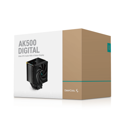 DeepCool AK500 Digital Procesador Refrigerador de aire 12 cm Negro 1 pieza(s)