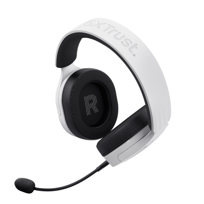 Trust GXT 489W FAYZO Auriculares Alámbrico Diadema Juego Negro, Blanco
