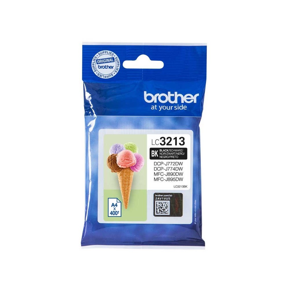 Brother LC-3213BK cartucho de tinta Original Alto rendimiento (XL) Negro