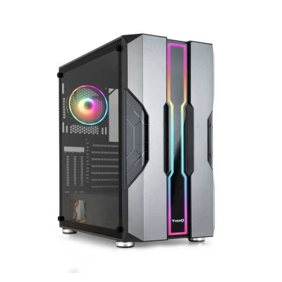 TooQ Caja Semitorre Gaming TQGCC103-B “NIGHTCITY” Negra