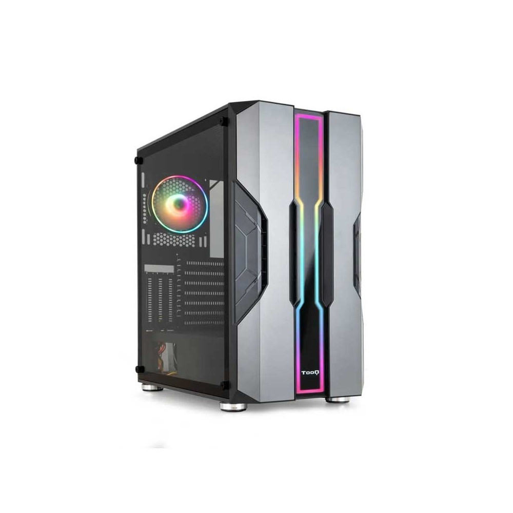 TooQ Caja Semitorre Gaming TQGCC103-B “NIGHTCITY” Negra