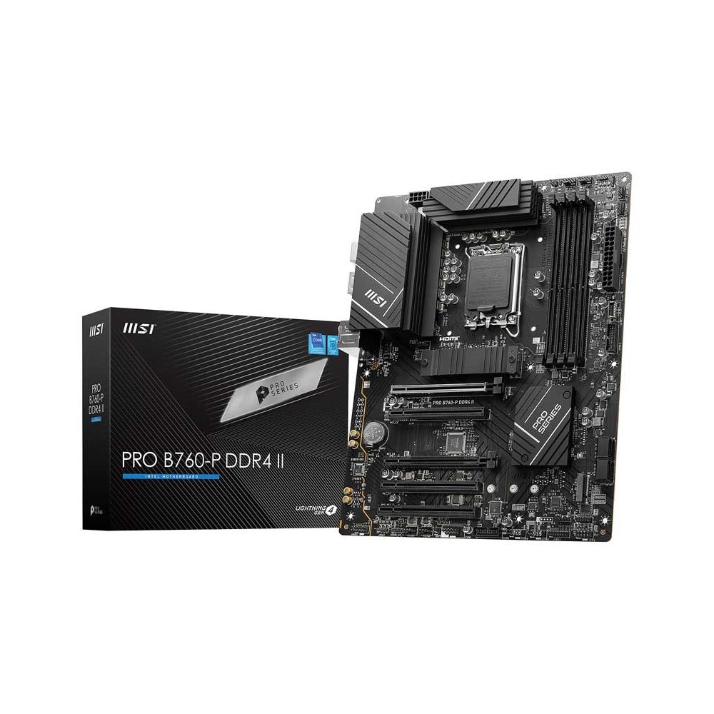 MSI PRO B760-P DDR4 II placa base Intel B760 LGA 1700 ATX