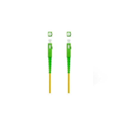 Nanocable Cable de Fibra Óptica SCAPC a SCAPC Monomodo Simplex LSZH, Amarillo, 80 m