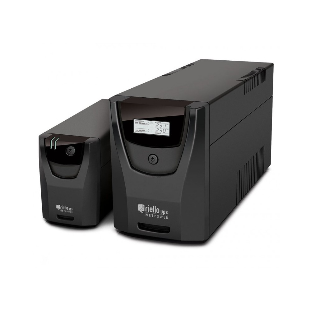 Riello Net Power sistema de alimentación ininterrumpida (UPS) Línea interactiva 0,6 kVA 360 W 4 salidas AC