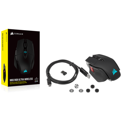 Corsair M65 ratón Bluetooth + USB Type-A Óptico 26000 DPI
