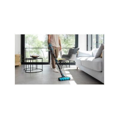 Cecotec Conga RockStar 1500 Ultimate ErgoFlex Aspiradora escoba Batería Secar Ciclónico Sin bolsa 0,6 L 680 W Azul, Gris